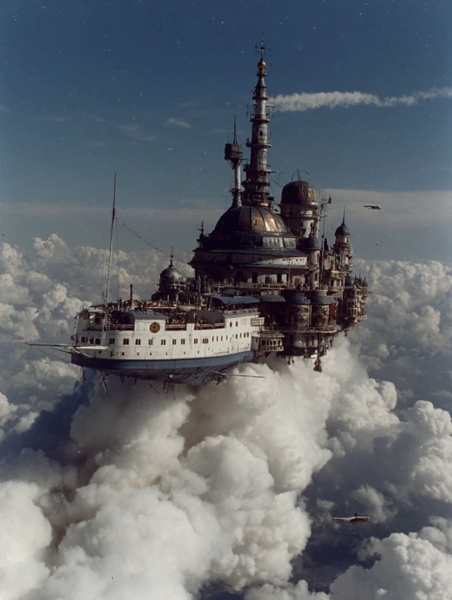 SciFi Spaceship in the Clouds Terry Gilliams Film