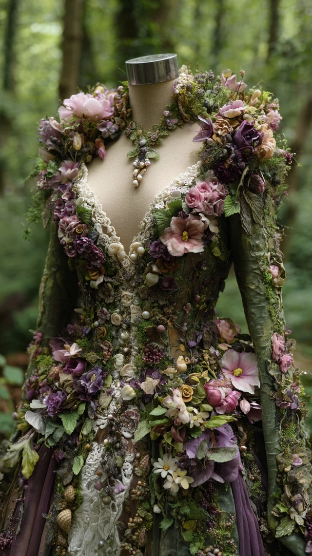 Fairy Wedding Dress in Enchanted Forest