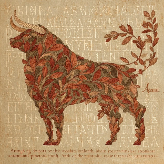 Abkhazian Bull Heart Leaf Art