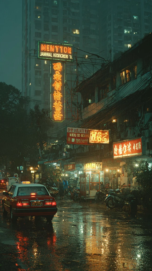 Kuala Lumpur Night 1996 Jalan Sultan Ismail Scene