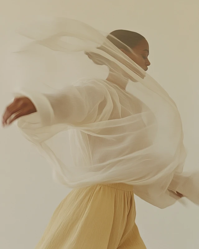 Motion Blur Dance Editorial Photo