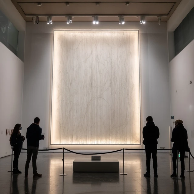 Italian Art Gallery Illuminated Wall