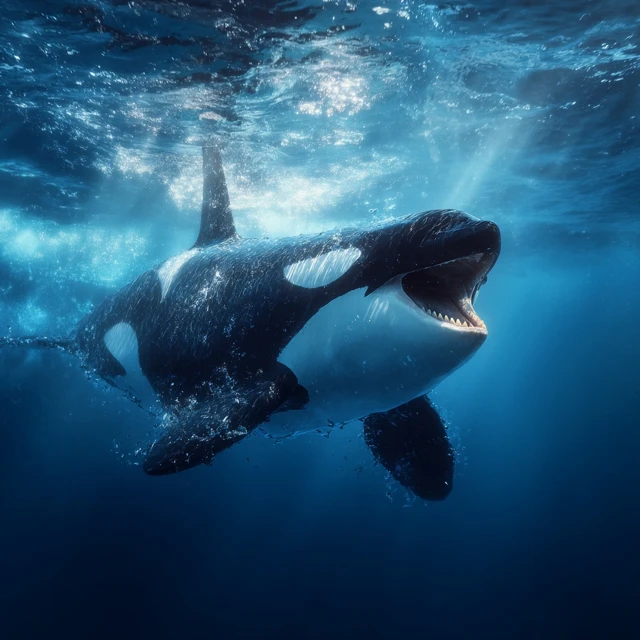 Killer Whale Underwater Cinematic