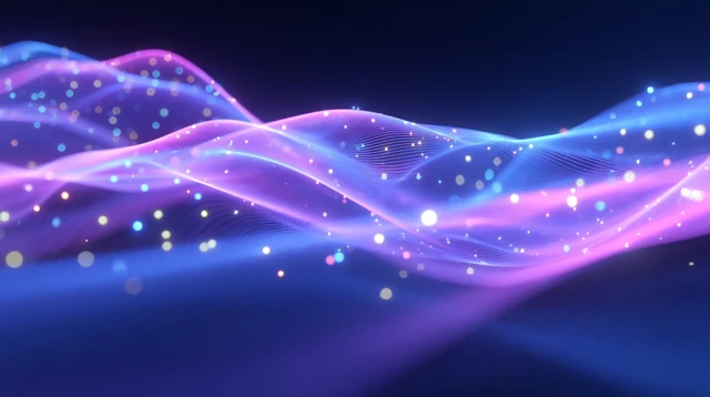Abstract Cyberpunk Tech Background Dynamic Flow 8K