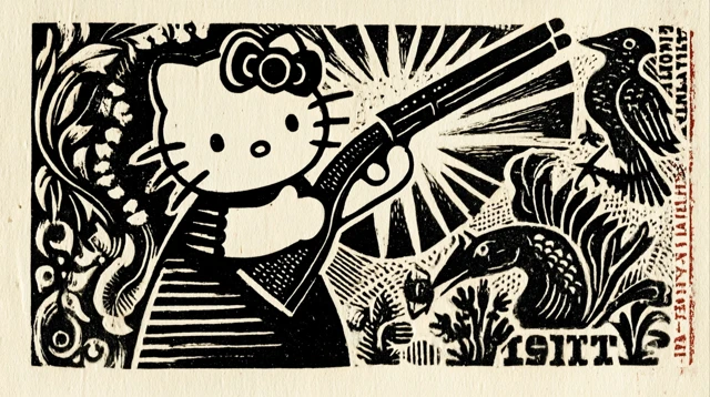 Hello Kitty Chicana Activism Mural