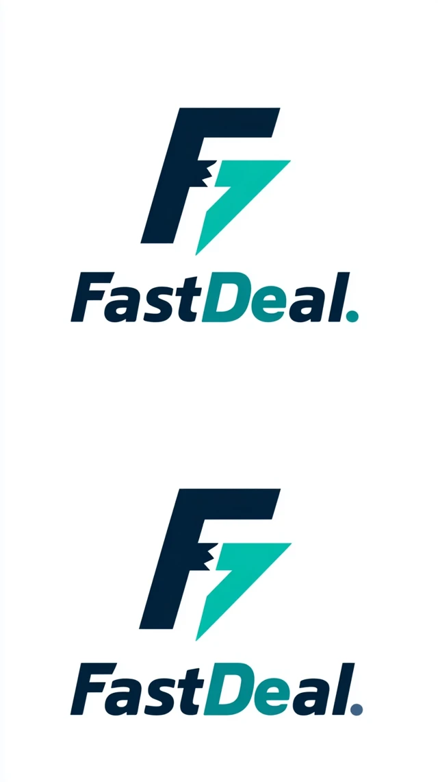 FastDeal Logo Design Real Estate Investment Brand