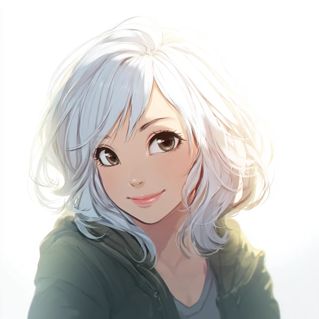 Anime Portrait of Binah with Supportive Expression
