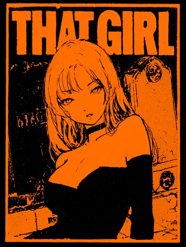 That Girl: Grunge Vampire Bride Anime Art