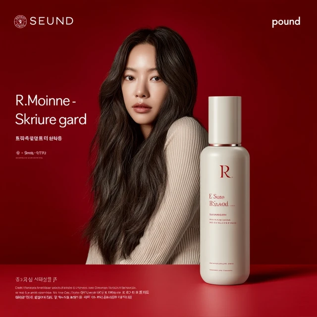 Skincare Ad: American Model for -pound Brand