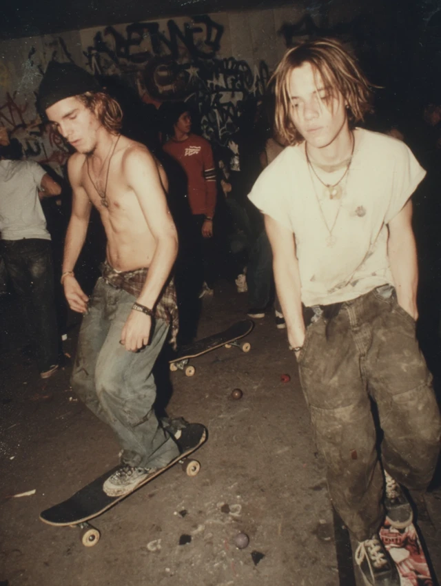 1990s Skateboarding Rave Underground Aesthetic