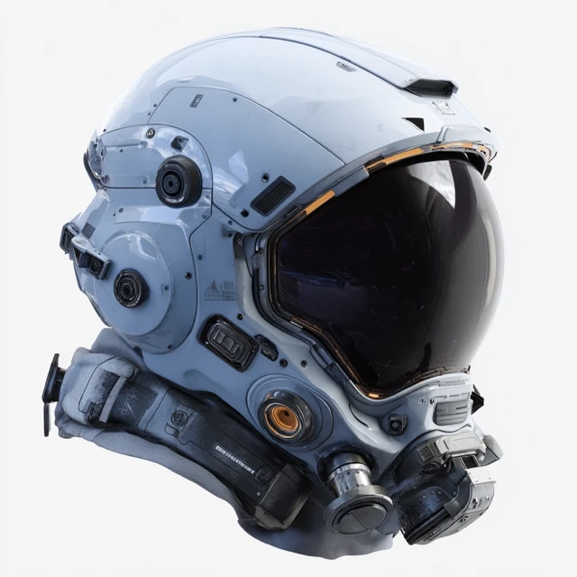 SciFi Space Helmet Military Style Unreal Engine