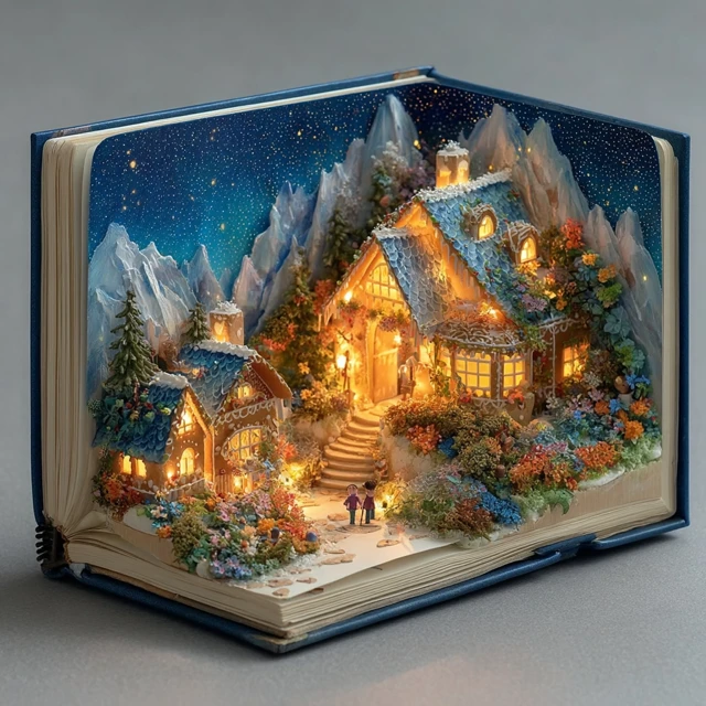Hansel and Gretel in a Magical 3D Storybook