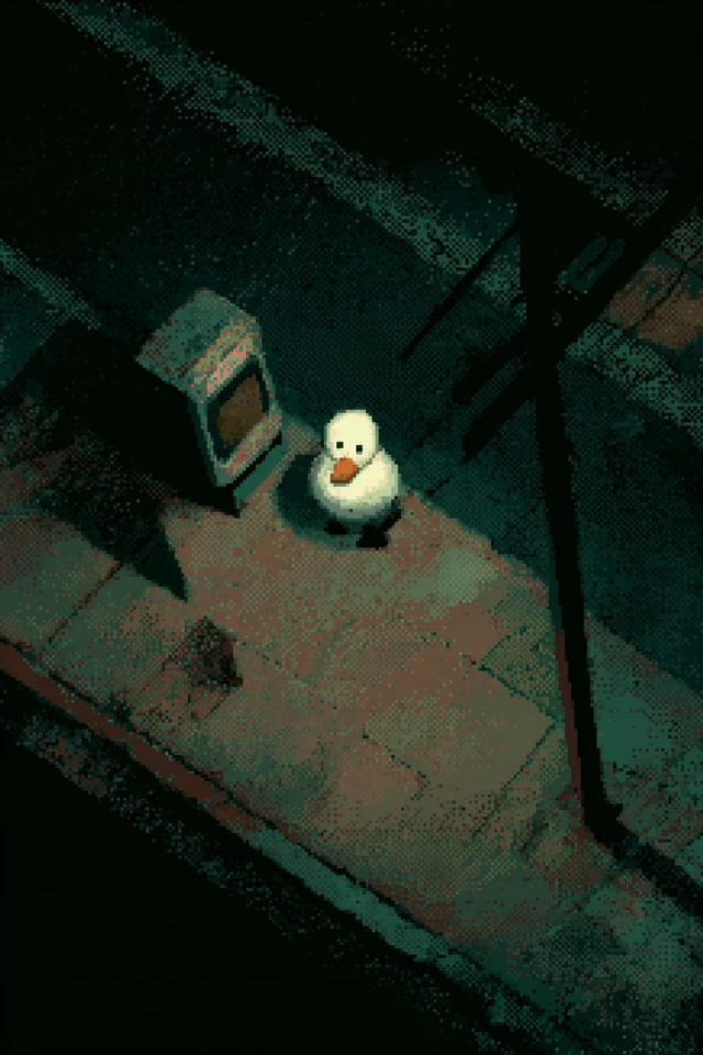 Pixel Duck Melancholy 90s Low Poly Game