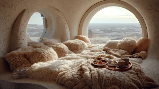 Star Trek Bedroom on Alien Planet
