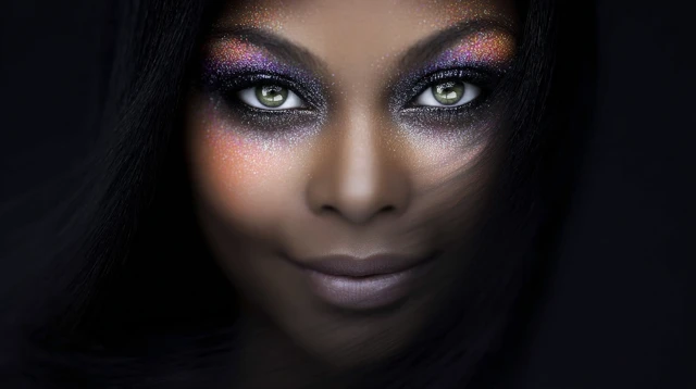 60s Supermodel Portrait Stunning Beauty