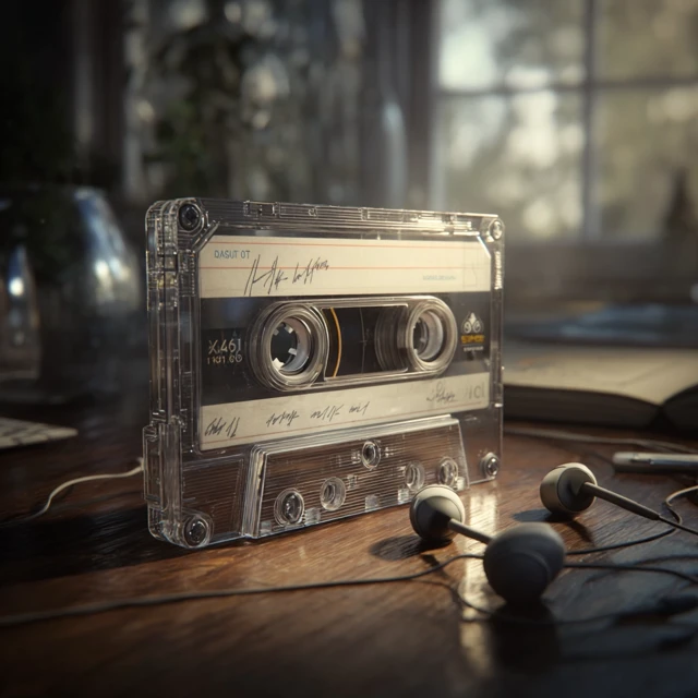 Retro Cassette Tape Nostalgic 3D Animation