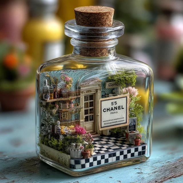Chanel Miniature in a Jar: Retro Art