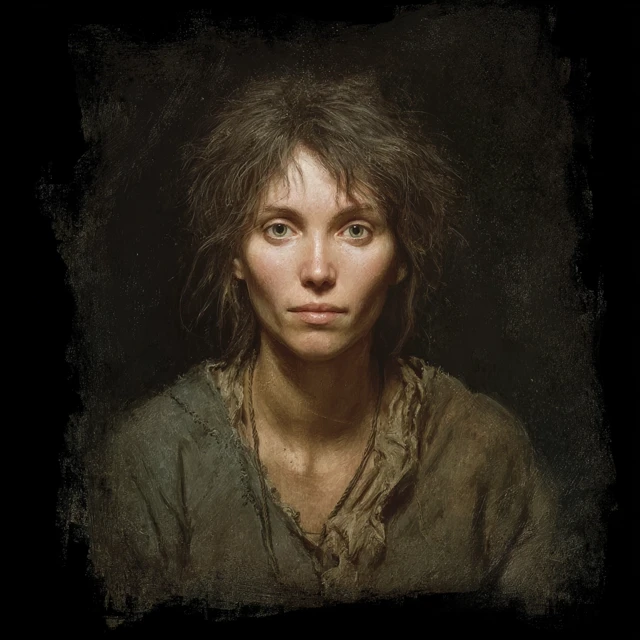 Medieval Woman Portrait - Erol Otus Style