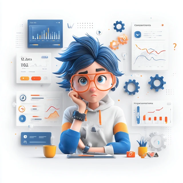 Frustrated Business Owner Website Analytics