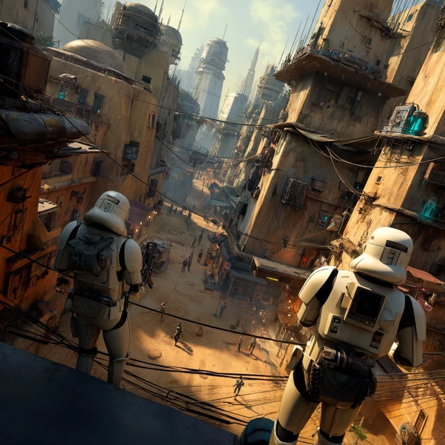 Star Wars Ferrix Marketplace: Stunning Vista