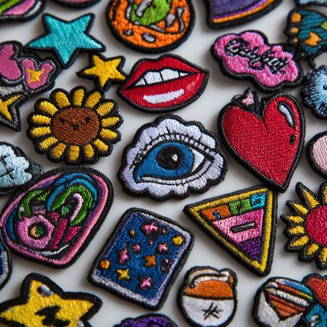 Cartoon Embroidery Patches Graffiti Japanese Street Culture