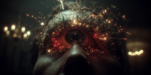 Surreal Psychedelic Eye Galaxy Inside Out