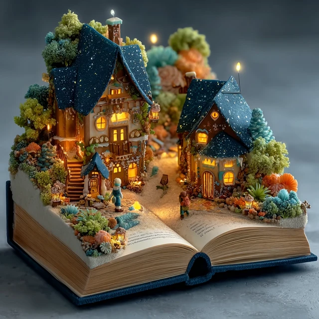 Hansel and Gretel in a Magical 3D Storybook