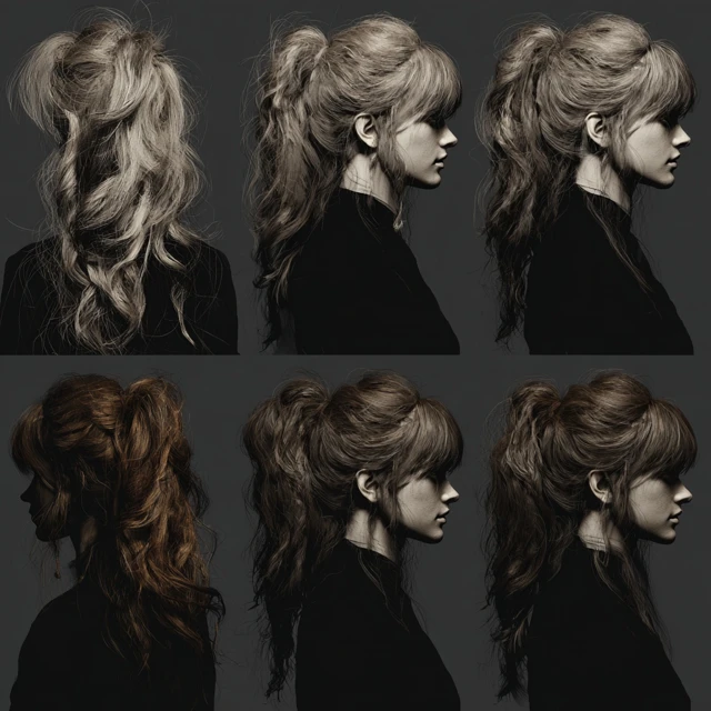 3D Hair Styles for Girls Realistic Designs