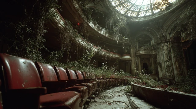 Abandoned Opera House Overgrown Nature