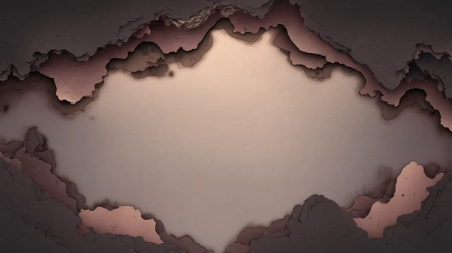 Minimalist Fantasy Battleground Paper Cutout Style