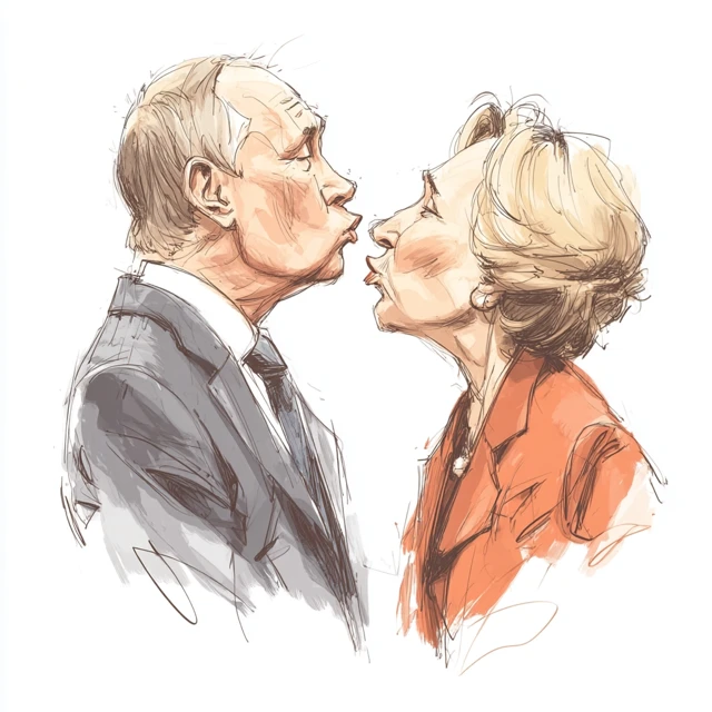 US and Russian Leaders Endearing Couple