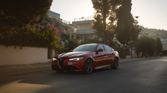 Alfa Romeo Giulia Veloce 2020 on Athens Riviera Street