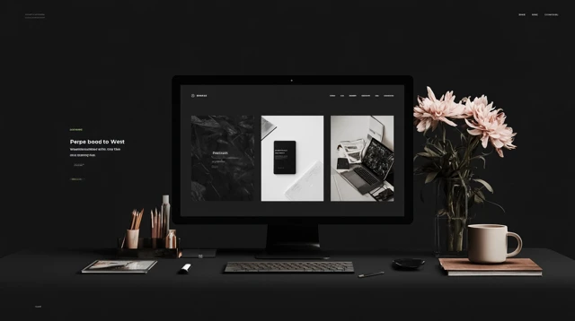 Minimalist Portfolio Website Design Premium