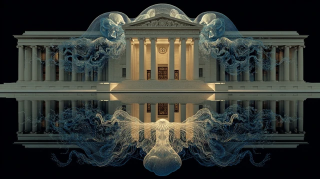 Federal Reserve Bank of Scyphozoa 3D Art