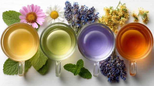 Floral Tea Collection Chamomile Lavender Rose Mint