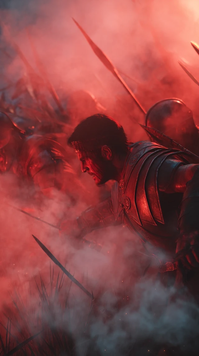Spartacus Battle: Epic Combat on Hillside Battlefield