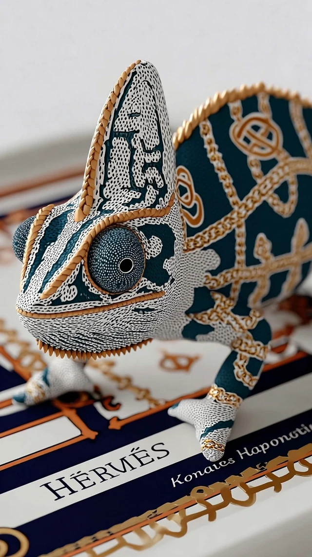 Hermes Chameleon High Fashion Elegance