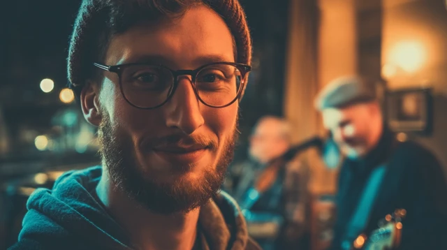Live Music Performance of a Band on Stage