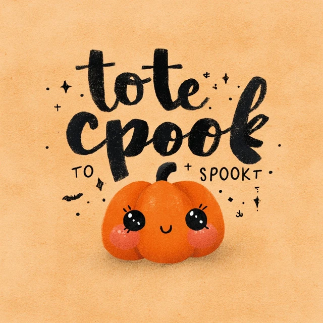 Cute Halloween Too Cute to Spook Pumpkin