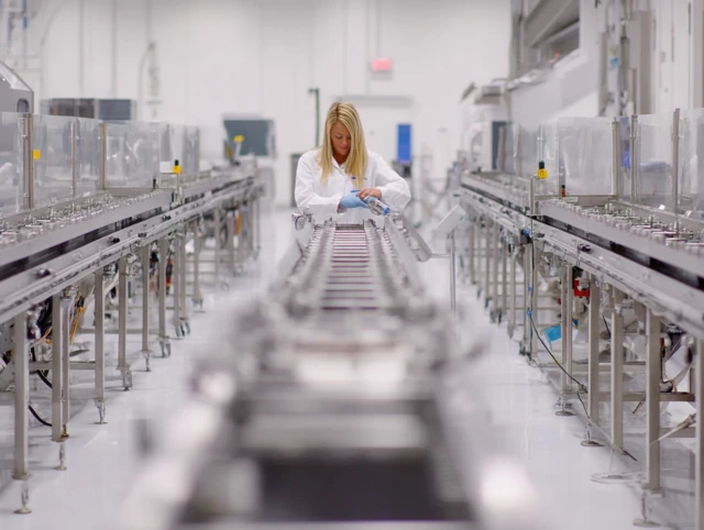 Woman in Manufacturing Facility in California