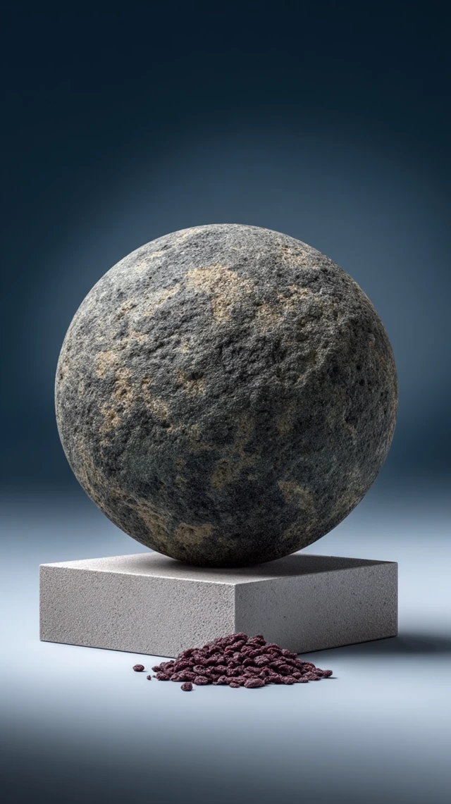 Alien Material on Dark Background