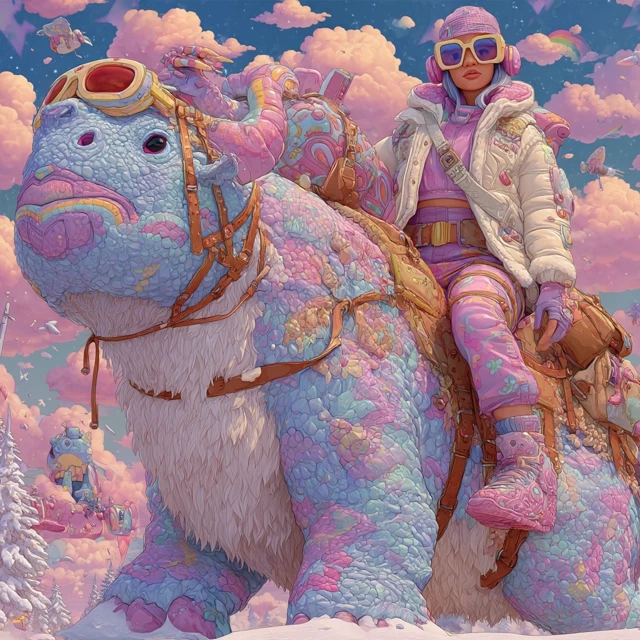 Lisa Frank Fashion Unicorn Dream