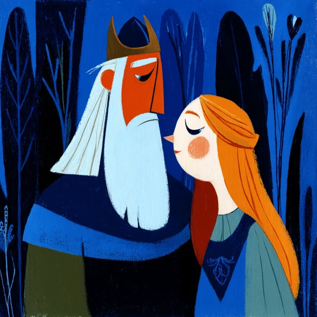 Viking Romance A Lovely Illustration