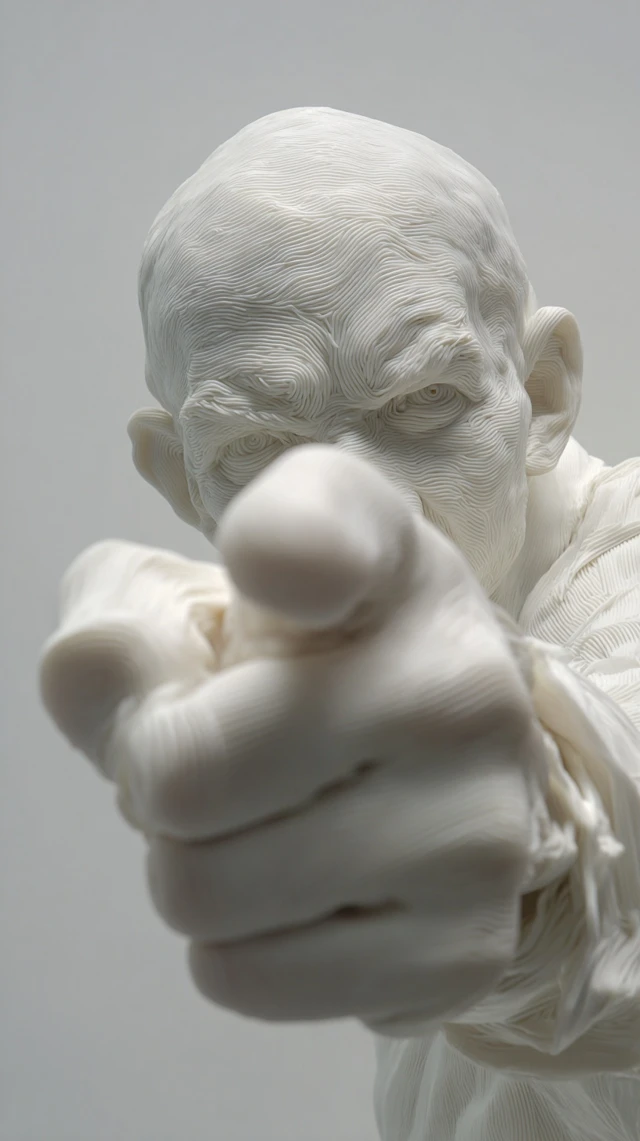 Human Figure Sculpture Expressing Emotion