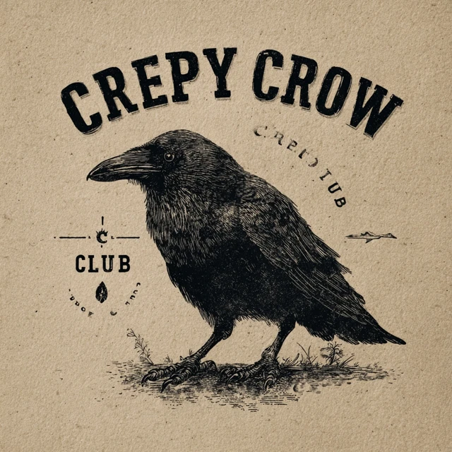 Creepy Crow Club Logo Design