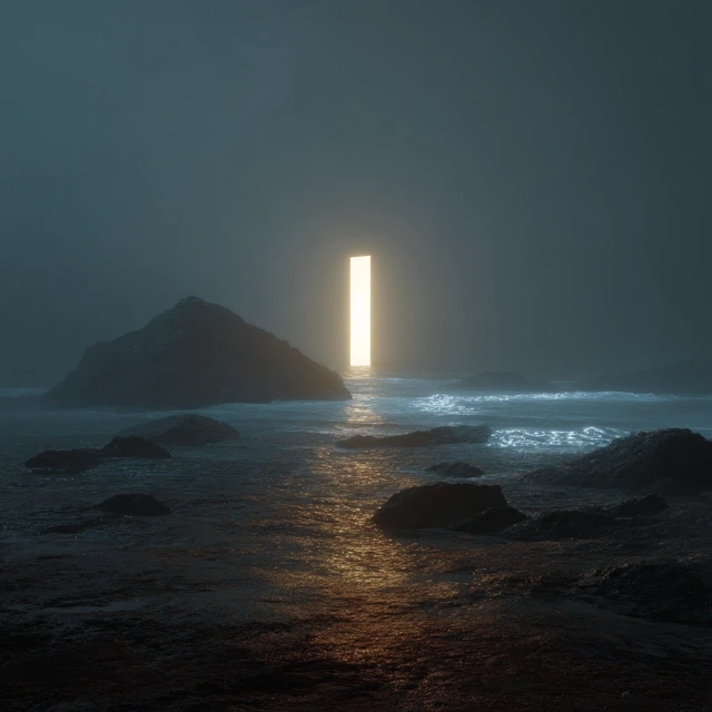 Lighthouse on the Coast Beautiful Landscape Artwork