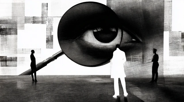Seeking Perspective A Thoughtful Artwork
