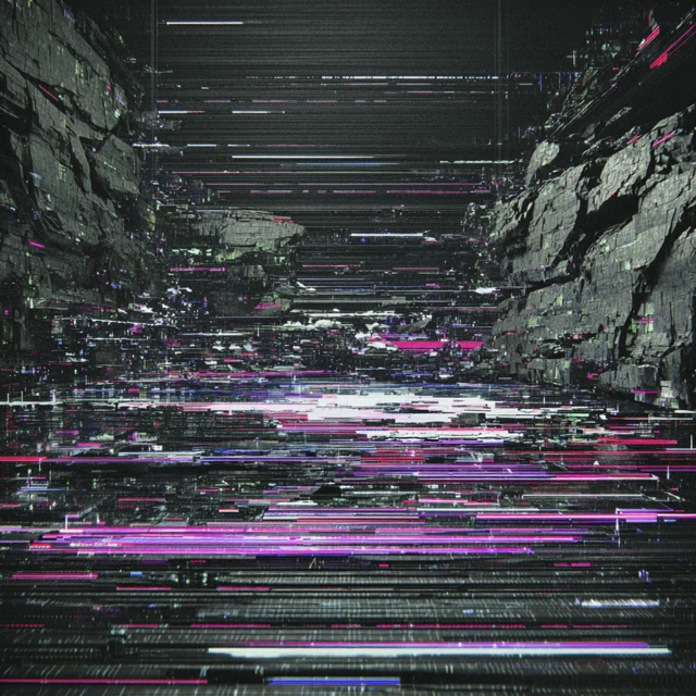 Abstract Digital Glitch Art Ultra Detailed 8K