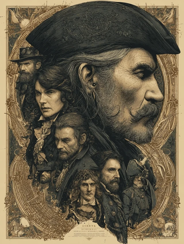 Pirates of the Caribbean Movie Poster - Jack Sparrow