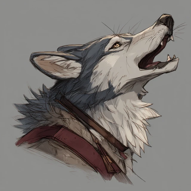 Wolfkin Bandit Headshot Dragonbane Fantasy Art